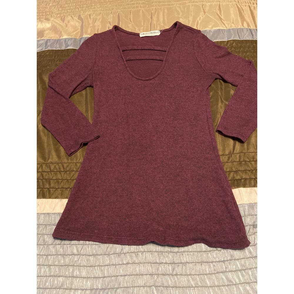 Americanable purple cut-out sweater Size XS